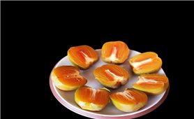 The bamboo skin persimmon - a prized specialty of Thai Nguyen mountain region