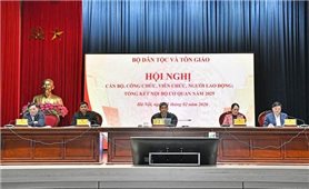 Bộ Dân tộc và Tôn giáo: Hội nghị cán bộ, công chức, viên chức, người lao động và tổng kết nội bộ cơ quan năm 2025