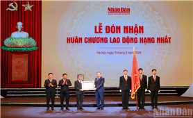 Báo Nhân Dân kỷ niệm 75 năm Ngày ra số đầu và đón nhận Huân chương Lao động hạng Nhất