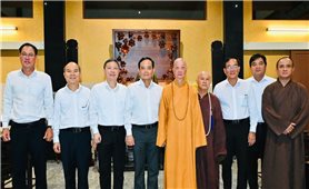 Lãnh đạo Thành phố Hồ Chí Minh thăm, chúc mừng chư tôn đức giáo phẩm Phật giáo Thành phố nhân Đại lễ Phật đản Phật lịch 2570 - Dương lịch 2026