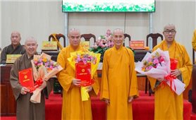 Trao Quyết định chuẩn y nhân sự Ban Trị sự Giáo hội Phật giáo Việt Nam tỉnh Đồng Tháp, nhiệm kỳ 2026-2031