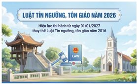 Luật Tín ngưỡng, tôn giáo 2026