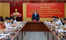 Hội nghị Ban Chấp hành Đảng bộ Bộ Dân tộc và Tôn giáo lần thứ IV và sơ kết công tác 6 tháng đầu năm, triển khai nhiệm vụ 6 tháng cuối năm 2026