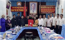 Lãnh đạo thành phố Cần Thơ chúc mừng Đại lễ kỷ niệm 87 năm Ngày Đức Huỳnh Giáo chủ khai sáng đạo Phật giáo Hòa Hảo