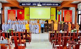 Phổ biến Luật Tín ngưỡng, tôn giáo và đất đai tôn giáo tại Trường hạ tại chùa Tỉnh Hội thành phố Đồng Nai
