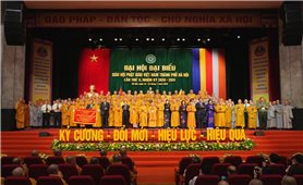 Đại hội đại biểu Phật giáo Thành phố Hà Nội lần thứ X, nhiệm kỳ 2026-2031 thành công tốt đẹp