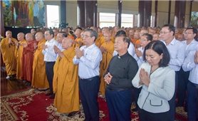 Lễ tưởng niệm anh hùng liệt sĩ tại Học viện Phật giáo Việt Nam TP. Hồ Chí Minh