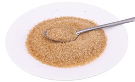 The sweetness of An Khe sugar granules