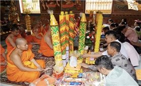 Lễ dâng y tắm mưa tại chùa Candaransi, Thành phố Hồ Chí Minh