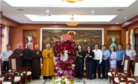 Ban Tôn giáo Chính phủ tiếp Đoàn Giáo hội Phật giáo Việt Nam thăm, chúc mừng 71 năm ngày truyền thống ngành quản lý nhà nước về tôn giáo