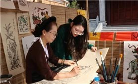 Spreading the value of the Dong Ho folk painting craft