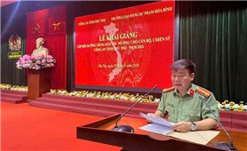 Phú Thọ: Tổ chức bồi dưỡng tiếng Mường cho cán bộ công an cơ sở
