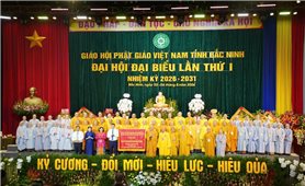 Đại hội đại biểu Phật giáo tỉnh Bắc Ninh lần thứ I, nhiệm kỳ 2026-2031 thành công tốt đẹp
