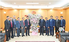 Bộ trưởng Bộ Dân tộc và Tôn giáo Nguyễn Đình Khang tiếp Ban Trị sự Tổng hội Hội thánh Tin Lành Việt Nam (miền Bắc)