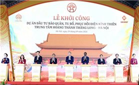 Tổng Bí thư, Chủ tịch nước Tô Lâm dự Lễ khởi công Dự án đầu tư bảo quản, tu bổ, phục hồi Điện Kính Thiên
