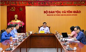Thứ trưởng Thường trực Bộ Dân tộc và Tôn giáo Nguyễn Hoài Anh chủ trì cuộc họp xây dựng Nghị định về Công tác dân tộc