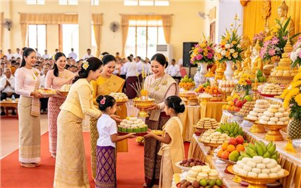 Không khí an vui, đầm ấm mùa lễ Sene Dolta ở Cần Thơ