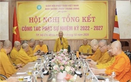 Ban Hoằng pháp Trung ương Giáo hội Phật giáo Việt Nam tổng kết nhiệm kỳ IX (2022-2026)