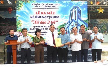 Tuyên Quang: Ra mắt mô hình “Xứ đạo 3 tốt” tại Giáo xứ Thánh Tâm