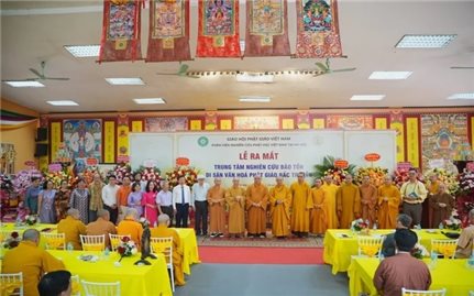 Ra mắt Trung tâm Nghiên cứu và Bảo tồn Di sản Văn hóa Phật giáo Bắc truyền