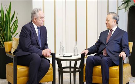 Tổng Bí thư Tô Lâm tiếp cựu Phó Ngoại trưởng Hoa Kỳ Kurt Campbell