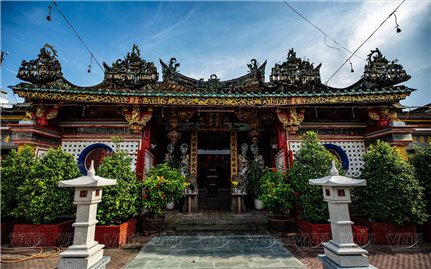 Kien An Palace, a pagoda with strong Chinese influences in Dong Thap province