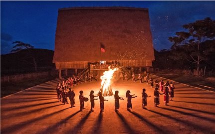 The flame of national unity burns brightly across the Central Highlands