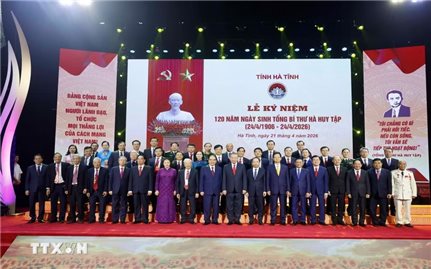 Tổng Bí thư, Chủ tịch nước Tô Lâm dự Lễ kỷ niệm 120 năm Ngày sinh Tổng Bí thư Hà Huy Tập