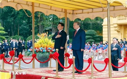 Tổng Bí thư, Chủ tịch nước Tô Lâm chủ trì Lễ đón chính thức Tổng thống Hàn Quốc