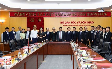 Hợp tác nồng ấm bền chặt giữa Bộ Dân tộc và Tôn giáo Việt Nam và Văn phòng Thủ tướng Lào