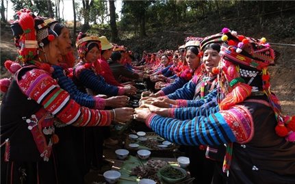 Lễ cúng cấm bản - Sợi dây kết nối tâm linh của người Hà Nhì