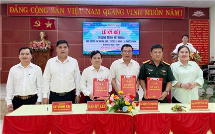 Kết nghĩa giữa Sở Dân tộc và Tôn giáo, Viettel Đà Nẵng với xã Phước Chánh