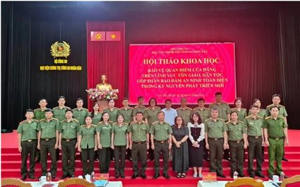 Hội thảo khoa học “Bảo vệ quan điểm của Đảng trên lĩnh vực tôn giáo, dân tộc góp phần bảo đảm an ninh toàn diện trong kỷ nguyên phát triển mới”