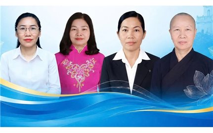 4 phụ nữ dân tộc thiểu số, tôn giáo tiêu biểu tham gia Ban Chấp hành Trung ương Hội Liên hiệp Phụ nữ Việt Nam Khóa XIV