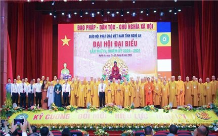 Đại hội đại biểu Phật giáo tỉnh Nghệ An lần thứ IV, nhiệm kỳ 2026-2031