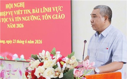 Trang bị kỹ năng truyền thông về công tác dân tộc, tôn giáo từ cơ sở