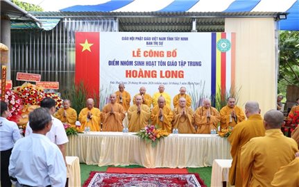 Lễ Công bố điểm nhóm sinh hoạt tôn giáo tập trung Hoàng Long, xã Đức Huệ, tỉnh Tây Ninh