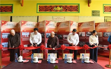 Chùa Tuyền Lâm khánh thành Không gian văn hóa Hồ Chí Minh, triển lãm chào mừng 50 năm Thành phố mang tên Bác