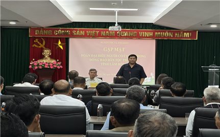 Người có uy tín trong đồng bào dân tộc thiểu số tỉnh Lâm Đồng luôn tin tưởng sâu sắc vào sự lãnh đạo của Đảng, Nhà nước