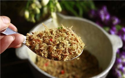 Cá khô giã muối ớt - Sự hòa quyện giữa biển và rừng
