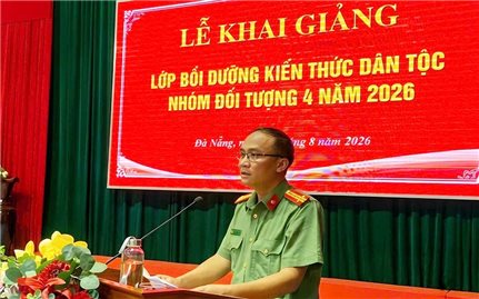 Đà Nẵng tổ chức Lớp bồi dưỡng kiến thức dân tộc đối tượng 4 năm 2026