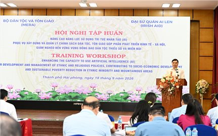 Nâng tầm năng lực số trong xây dựng và quản lý chính sách dân tộc, tôn giáo