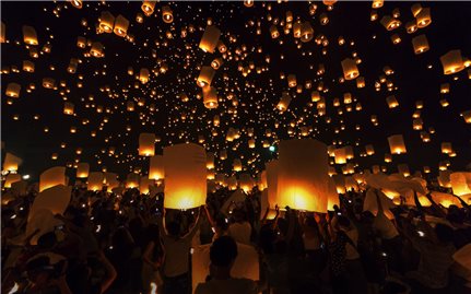 Religious colors in Thailand’s life