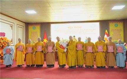 Hội nghị công bố và trao Quyết định chuẩn y nhân sự Ban Trị sự Giáo hội Phật giáo Việt Nam tỉnh Phú Thọ