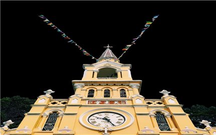 Cha Tam Church in Lon Market - the beauty of cultural fusion