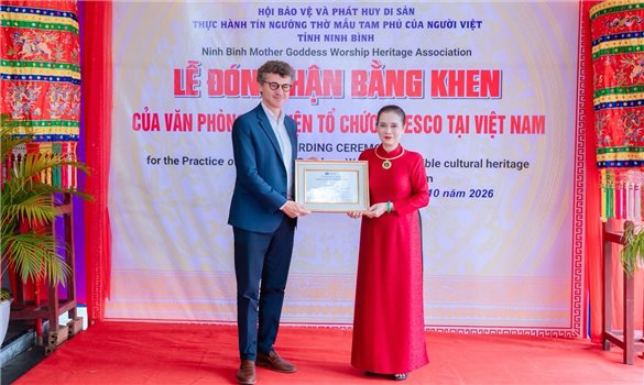41 nghệ nhân, người thực hành tín ngưỡng thờ Mẫu Tam phủ nhận Bằng khen của UNESCO