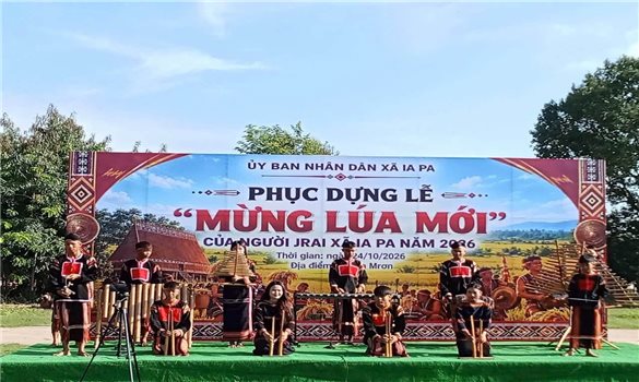 Phục dựng Lễ Mừng lúa mới, lan tỏa văn hóa truyền thống người Gia-rai