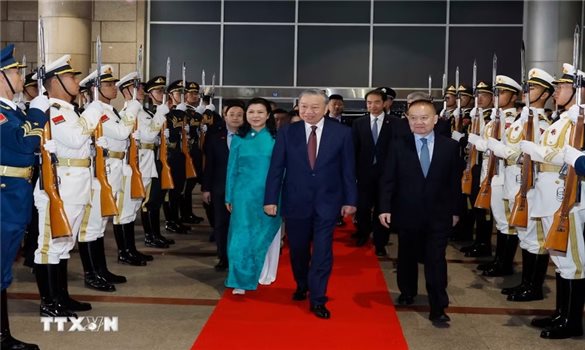 Tổng Bí thư, Chủ tịch nước Tô Lâm tới thăm Nam Ninh (Trung Quốc)