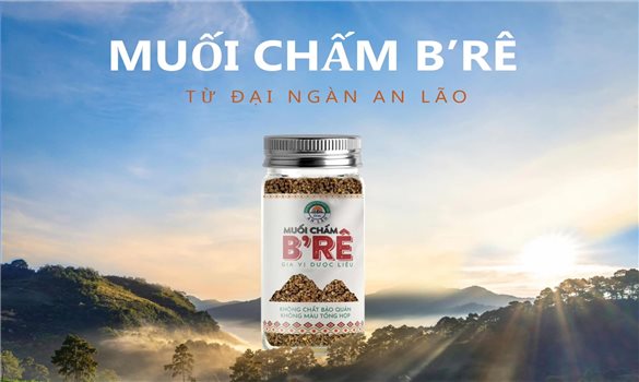 Muối chấm B'rê đậm đà hương vị đại ngàn
