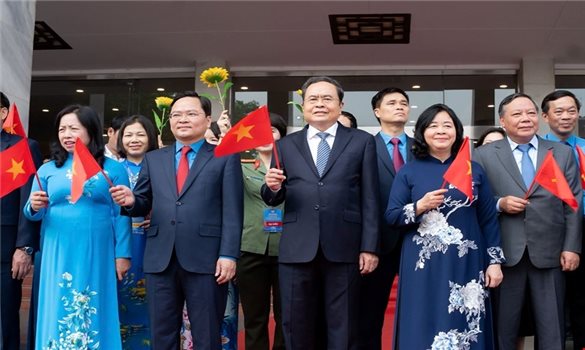 Chủ tịch Quốc hội Trần Thanh Mẫn dự Lễ kỷ niệm 140 năm Ngày Quốc tế Lao động